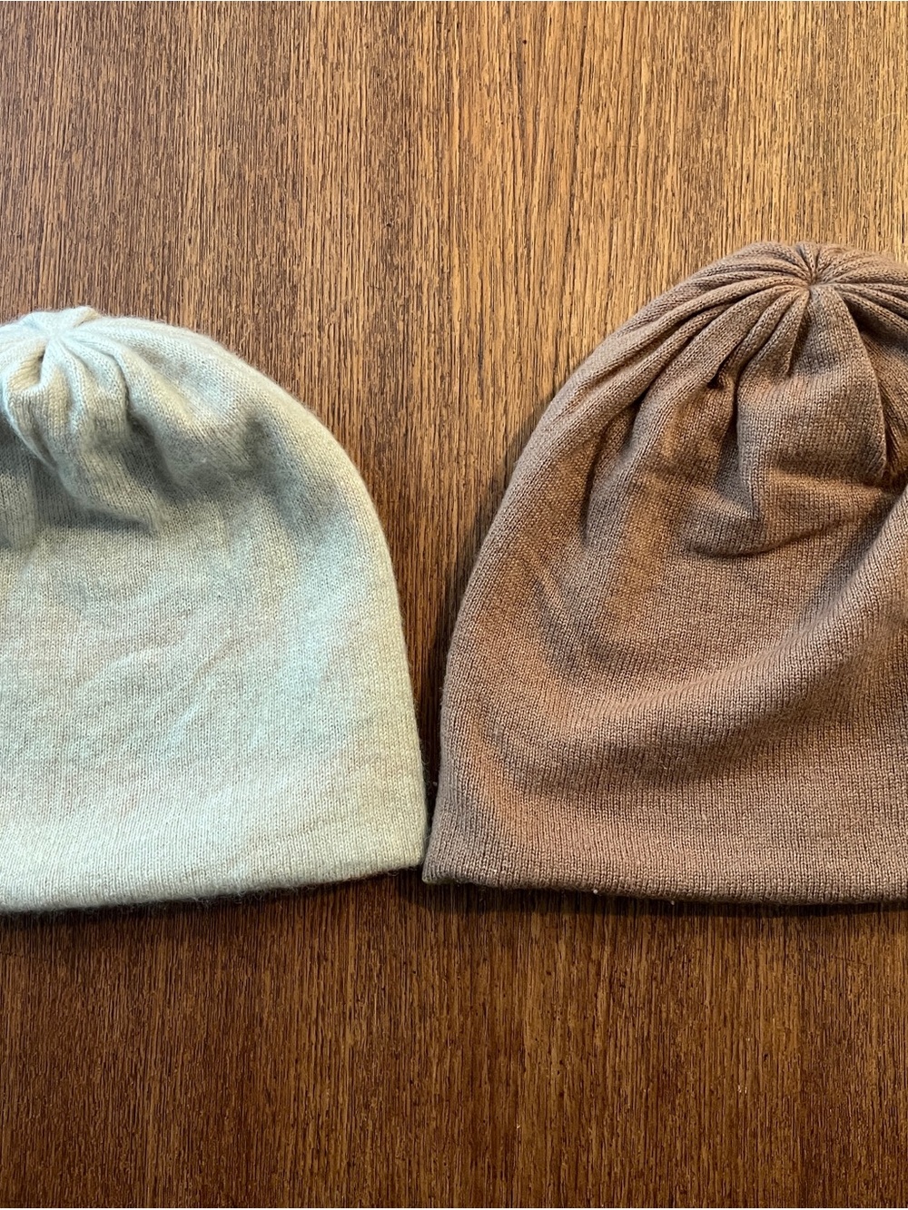 Cashmere Beanies (Reversible)- Set of 2 OS 100% Cashmere